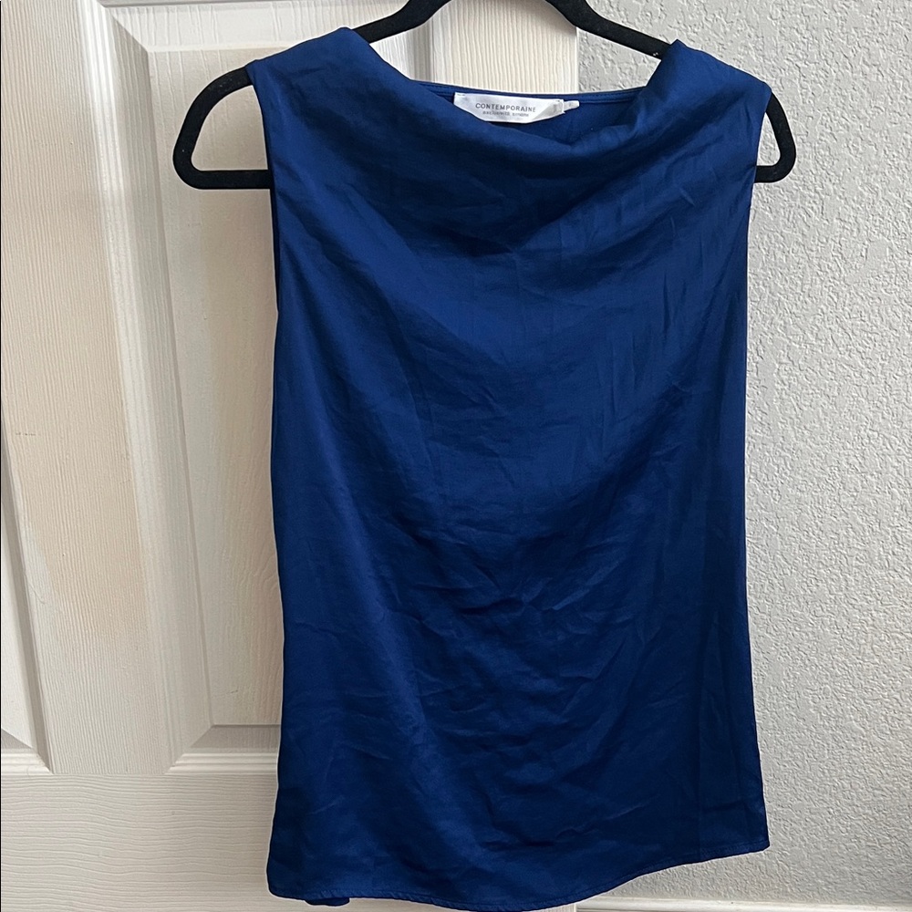 Simons Blue Sleeveless Blouse
